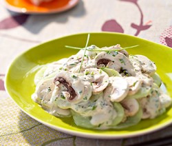 Salade-Champignon