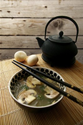 Soupe Chinoise aux Champignons de Paris