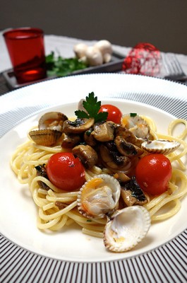 Spaguetti vongole