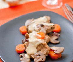 Blanquette de veau aux champignons