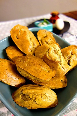 Madeleines aux champignons