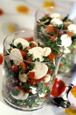 taboule-de-champignons-de-paris-aux-herbes-fraiches